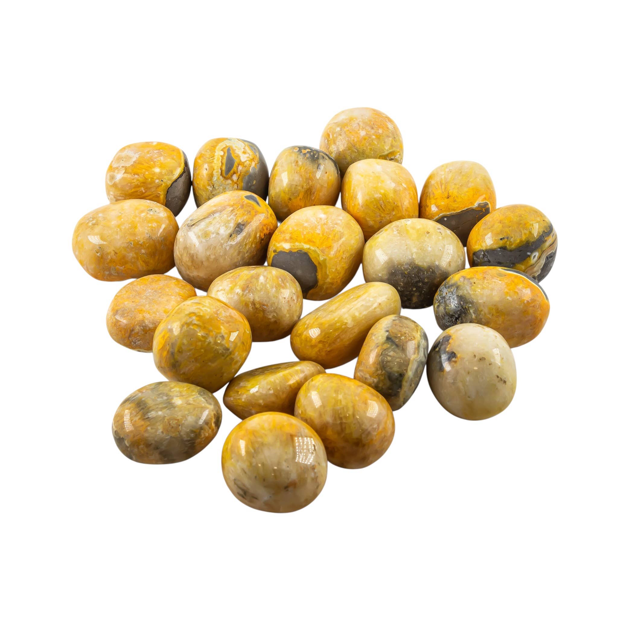 Bumble Bee Jasper Tumbled Stones 1/2 Kg-1lbs