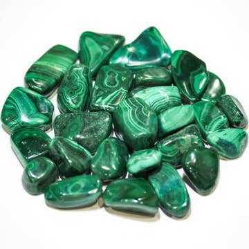 Malachite Tumbled 1.1Lbs-1/2 kilo