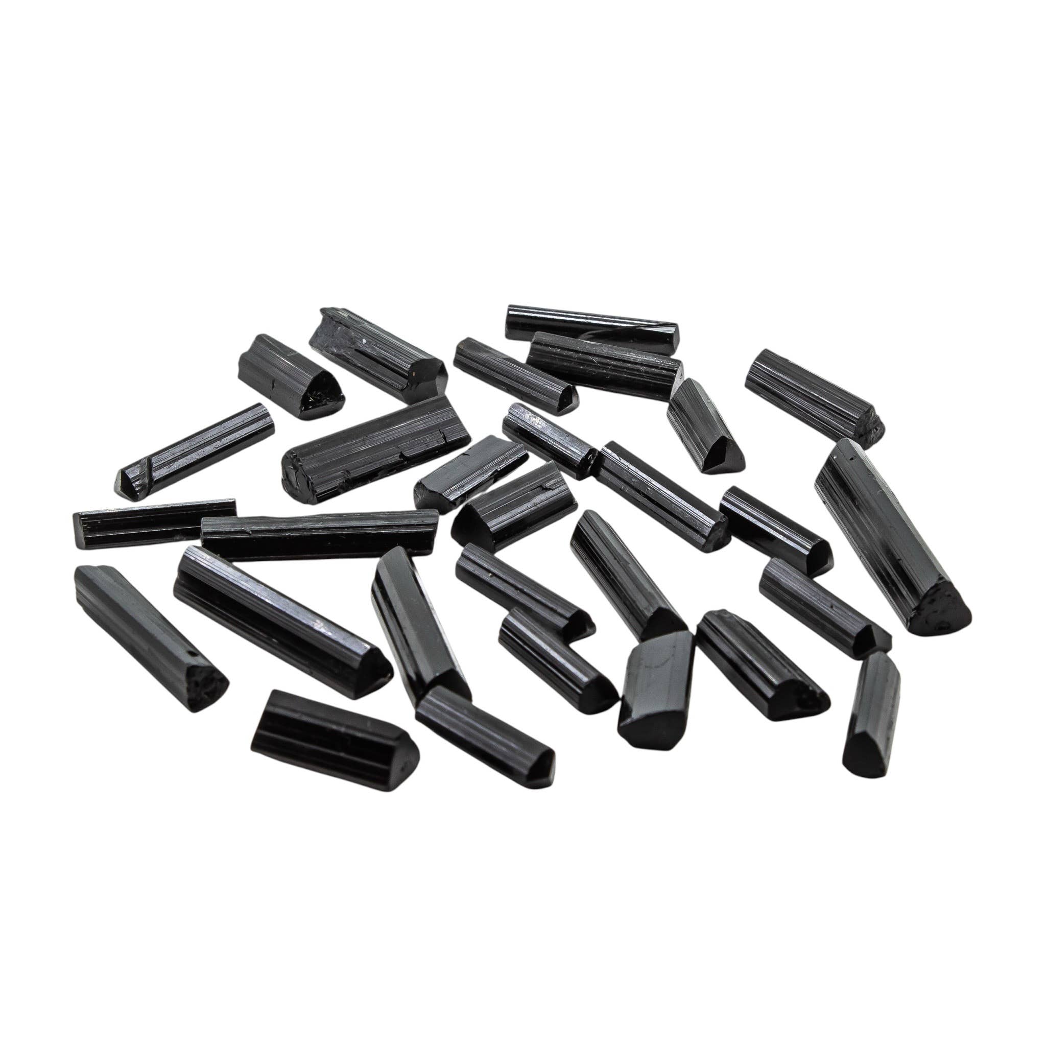 Black Tourmaline Rod Crystals 100Gms AAA