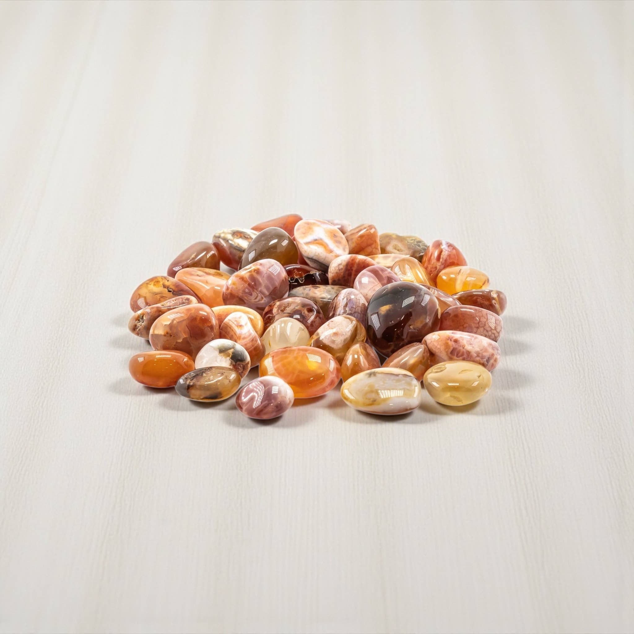 Fire Agate Tumbled 20-30mm 1KG/2lbs