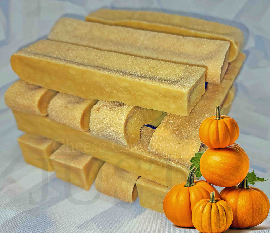Dog cheese chew. Pumpkin Himalayan Yak  8 sizes