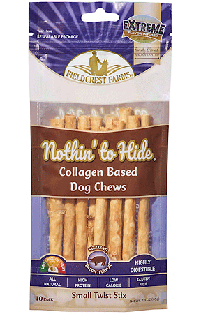 FIELDCREST FARMS N-T-H Twist Stix Small 6" Bacon 10pk