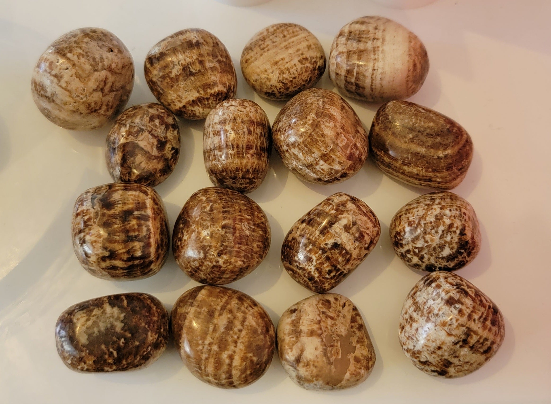 Aragonite Tumbled