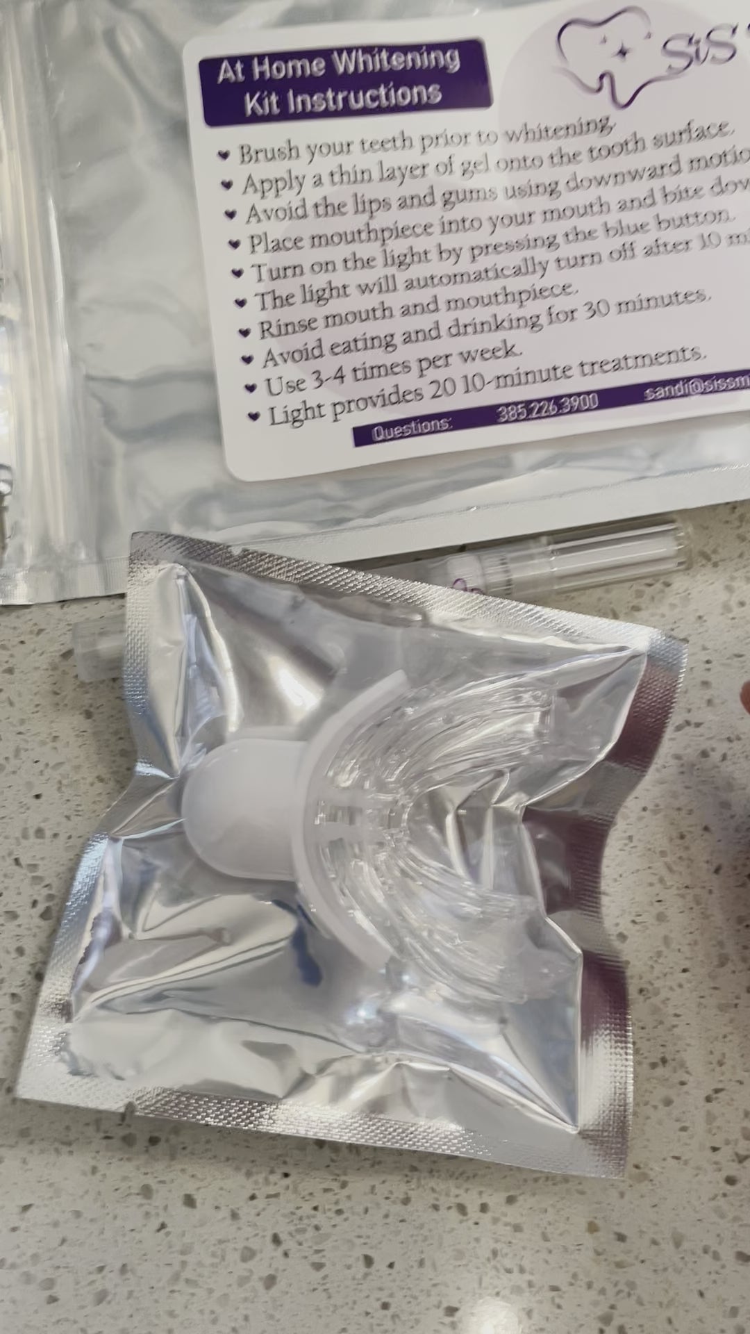 SIS SMILES TEETH WHITENING  At Home Teeth Whitening Kit