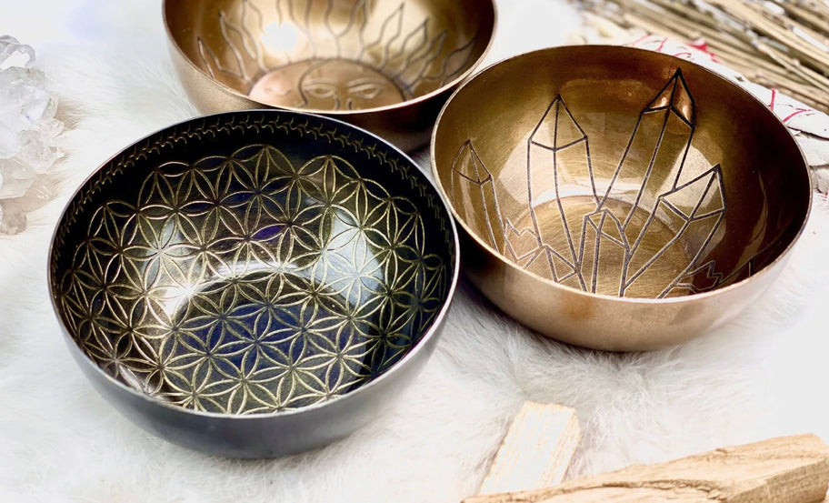 Brass offering bowl