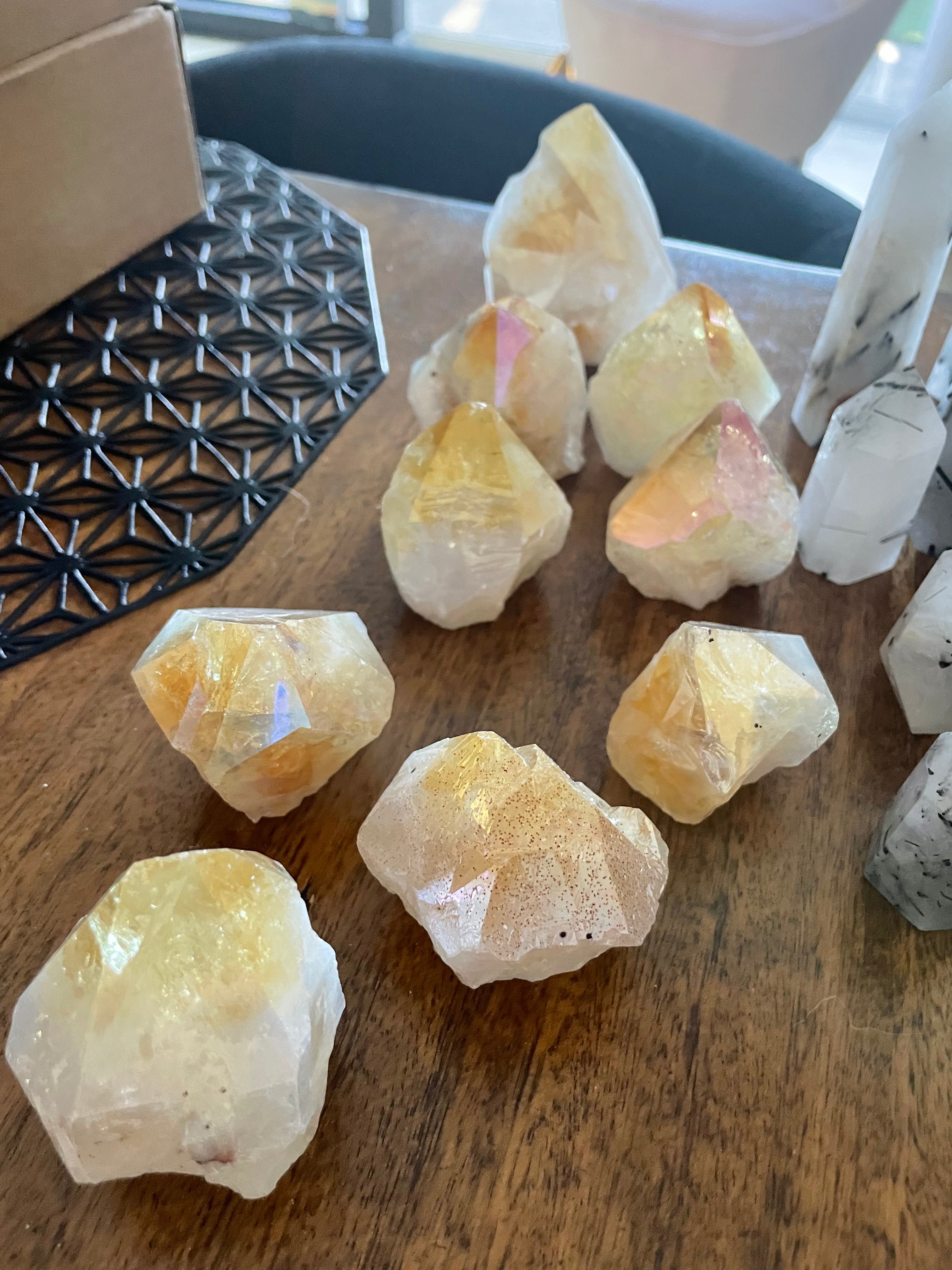 Angel Aura Citrine Point
