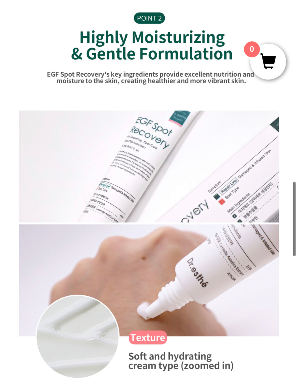EGF Spot Treatment